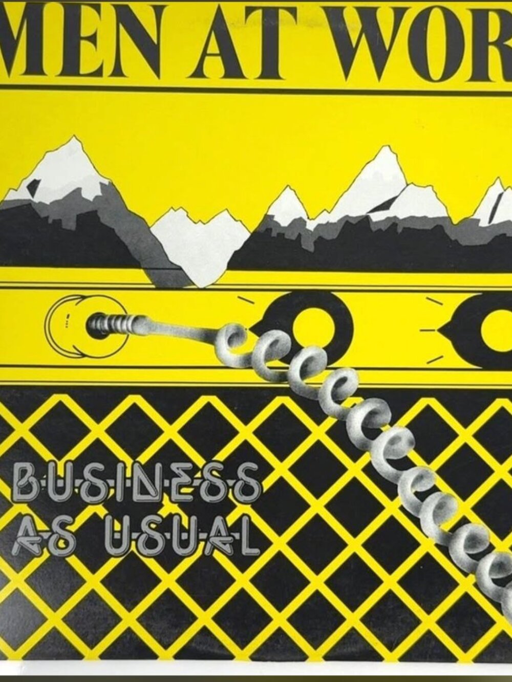 MEN AT WORK - Business As Usual - VINYL RECORD - 1982